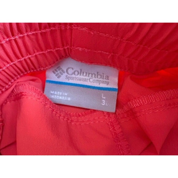 Columbia Boundless Trek Active Shorts Women's Large Regular Fit Coral UPF 50 - Picture 10 of 13